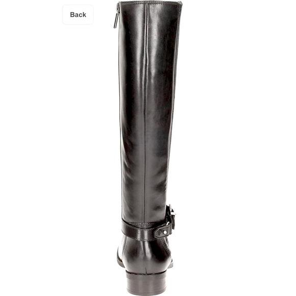 CLARKS PITA VIENNA TALL LEATHER RIDING BOOTS - Picture 3 of 16